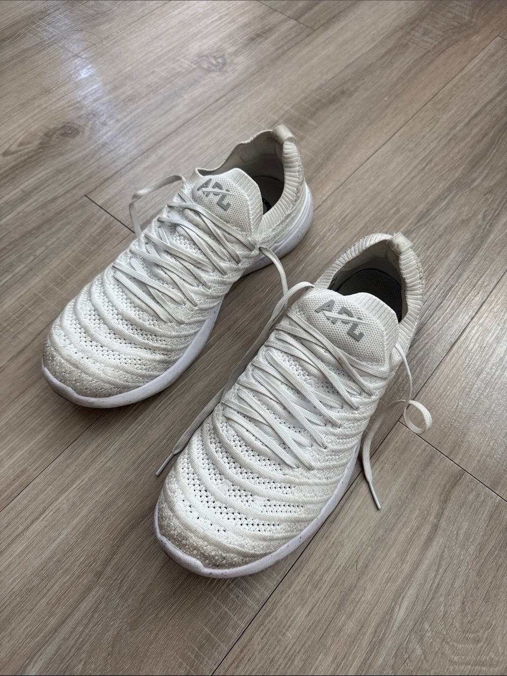 APL Athletic Propulsion Labs TechLoom Knit Sneakers - White, 10